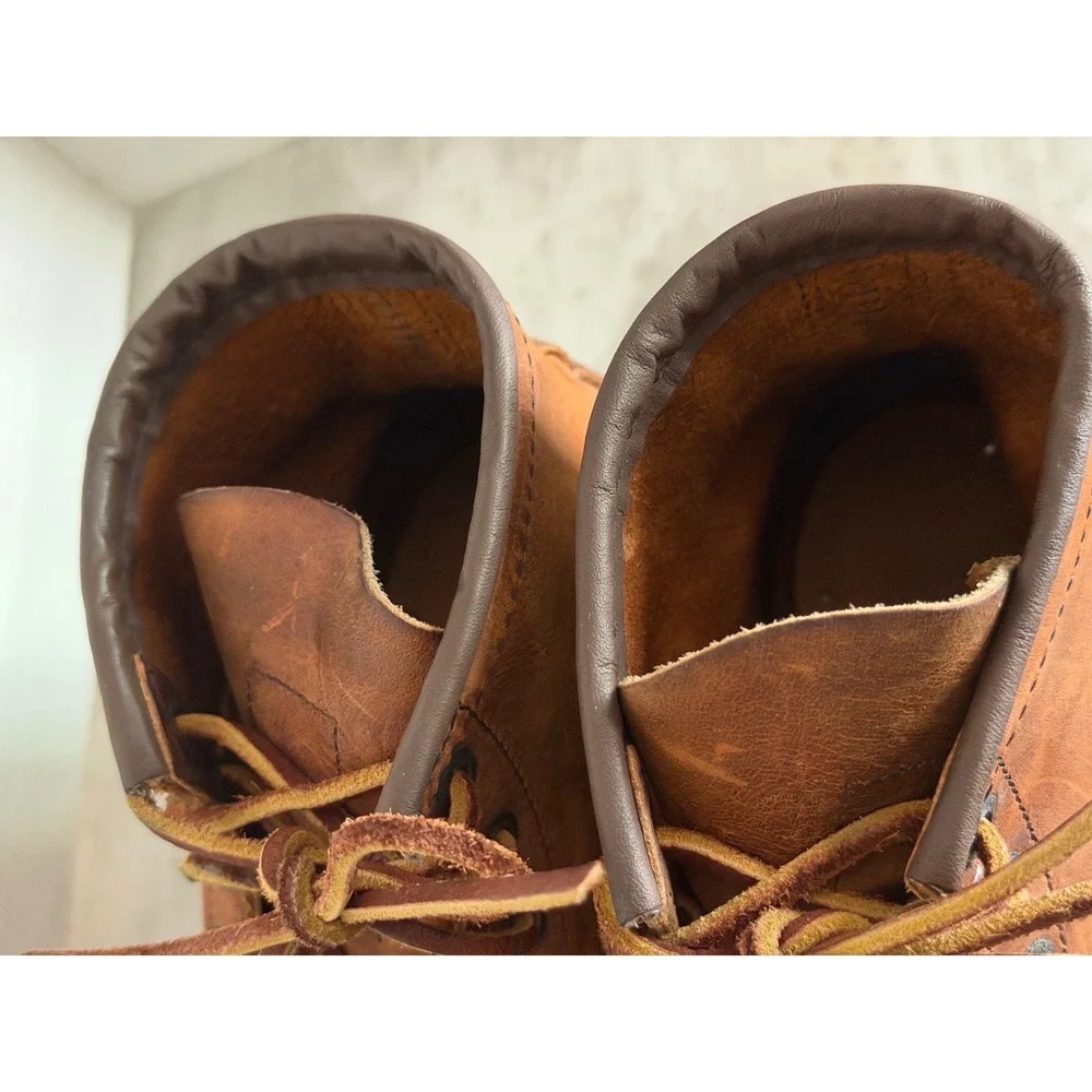 Red Wing Classic Moc Toe Boots Mens 10.5 D  Copper Leather  1907 Heritage USA
